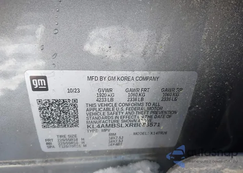 2024 Buick Encore Gx Preferred Fwd z USA, uszkodzony, nr VIN KL4AMBSLXRB086571